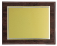 Placa conmemorativa dorada satine