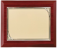 Placa conmemorativa dorado modelo tipsy