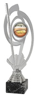 Trofeo Acrílico Plateado Ledesma