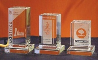 Trofeo Bagisu Torre Rectangular Cristal