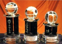 Trofeo Balenge Columnas Baloncesto Negras