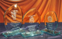 Trofeo Berom Oval Transparente Cristal