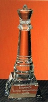 Trofeo Bhele Reina de Ajedrez Cristal