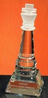 Trofeo Biabala Rey de Ajedrez Cristal