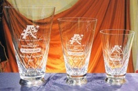 Trofeo Combe Florero Vaso Cristal