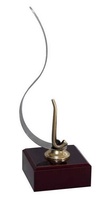 Trofeo Cuarzo Saxo de Laton Musica