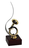 Trofeo Cuarzo Trompa de Musica
