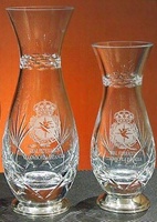 Trofeo Daffo Cristal Florero Trenzado Plata