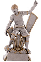 Trofeo Futbol Resina Dorado y Plata