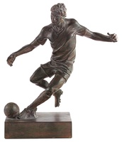 Trofeo Futbol en color oxido hierro.