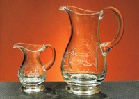 Trofeo Galoa Jarra Cristal Tallada Asa