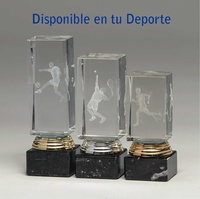 Trofeo Icono de Cristal 3D