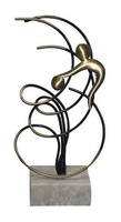 Trofeo Jugador de Bolos en Latón modelo Rubí