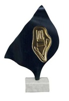 Trofeo Luna en Laton para Cocina