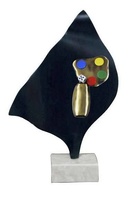 Trofeo Luna para Parchis en Latón