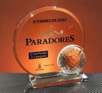 Trofeo Metacrilato Gnawa Pelota Golf Metacrilato