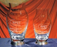 Trofeo Nyanja Florero Cristal Plata
