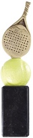 Trofeo Padel Peana Marmol Negro