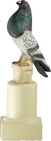Trofeo Pajaro Verde Columna Redonda