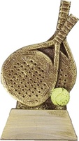 Trofeo Raquetas Padel Doradas