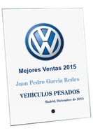 Trofeo Rectangular de Cristal Pisuerga