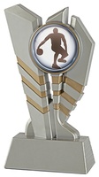 Trofeo Resina acabado plata y oro