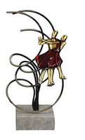 Trofeo Rubí de Baile en Latón