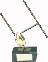 Trofeo Rugby pelota y portería