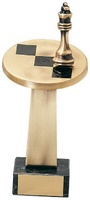 Trofeo ajedrez acero