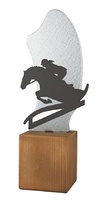 Trofeo aplique deportivo metalico