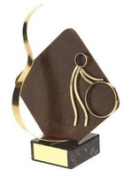 Trofeo aro detalle rombo