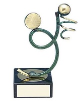 Trofeo baloncesto latón