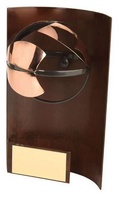 Trofeo baloncesto rectangular