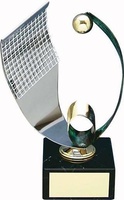 Trofeo balonmano acero y latón