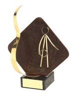 Trofeo bolos rombo aplique jugador