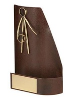 Trofeo bolos trapecio aplique jugador