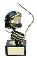 Trofeo bombero manguera y casco
