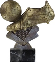 Trofeo bota resina de futbol