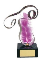 Trofeo carnaval cinta dorada