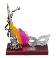 Trofeo carnaval peana madera