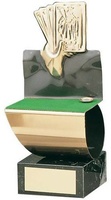 Trofeo cartas hecho a mano