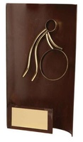 Trofeo ciclismo rectangular