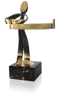 Trofeo corte de troncos autóctono