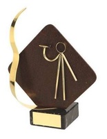 Trofeo dardos detalle rombo