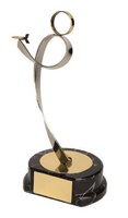 Trofeo dardos tirador dorado