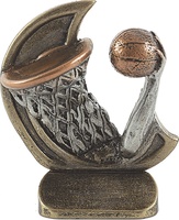 Trofeo de Baloncesto realizado en resina