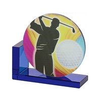 Trofeo de Cristal a color para todos los deportes