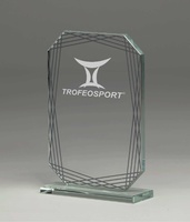 Trofeo de Cristal mate modelo Canelas