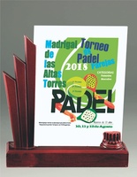 Trofeo de Cristal y Resina Tajo