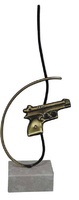 Trofeo de Latón Pistola Esmeralda